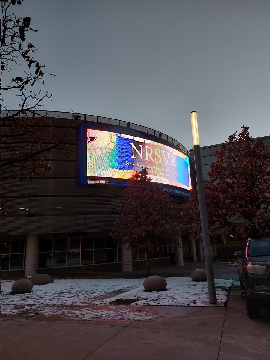 PhilipLock's tweet image. SBL: where giant public billboards advertise new Bible translations.