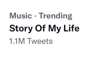 1DnoBS's tweet photo. 📈 | #OneDirection and Story Of My Life are trending! Thanks to everyone who voted! https://t.co/yt1HIKNhfB