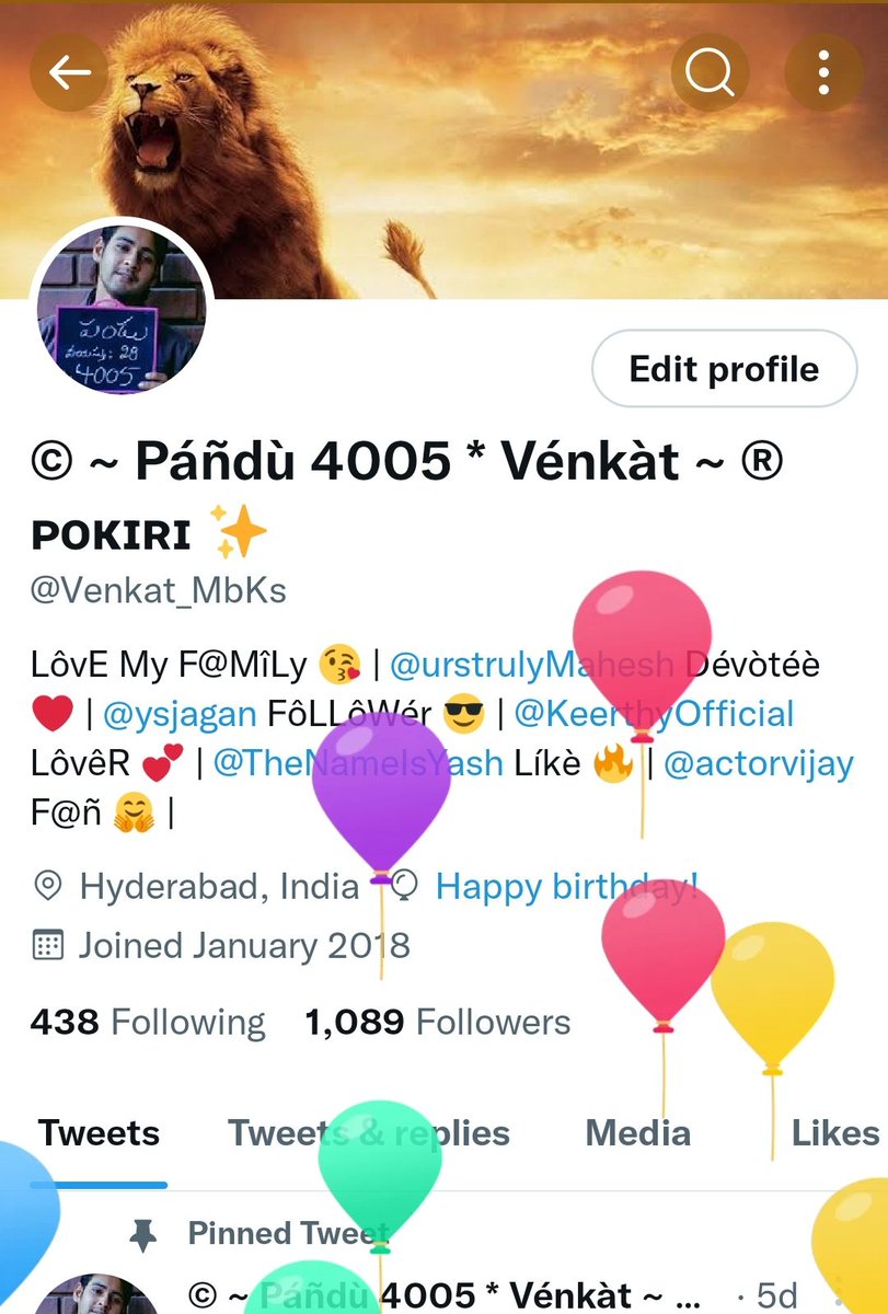Venkat_MbKs's tweet photo. Dear Kitty, Today Is My Birthday On This SPECIAL Day Your Wishes Make My Day  Very BRIGHT 😁

@KeerthyOfficial #KeerthySuresh https://t.co/ArXXjD8Ezb