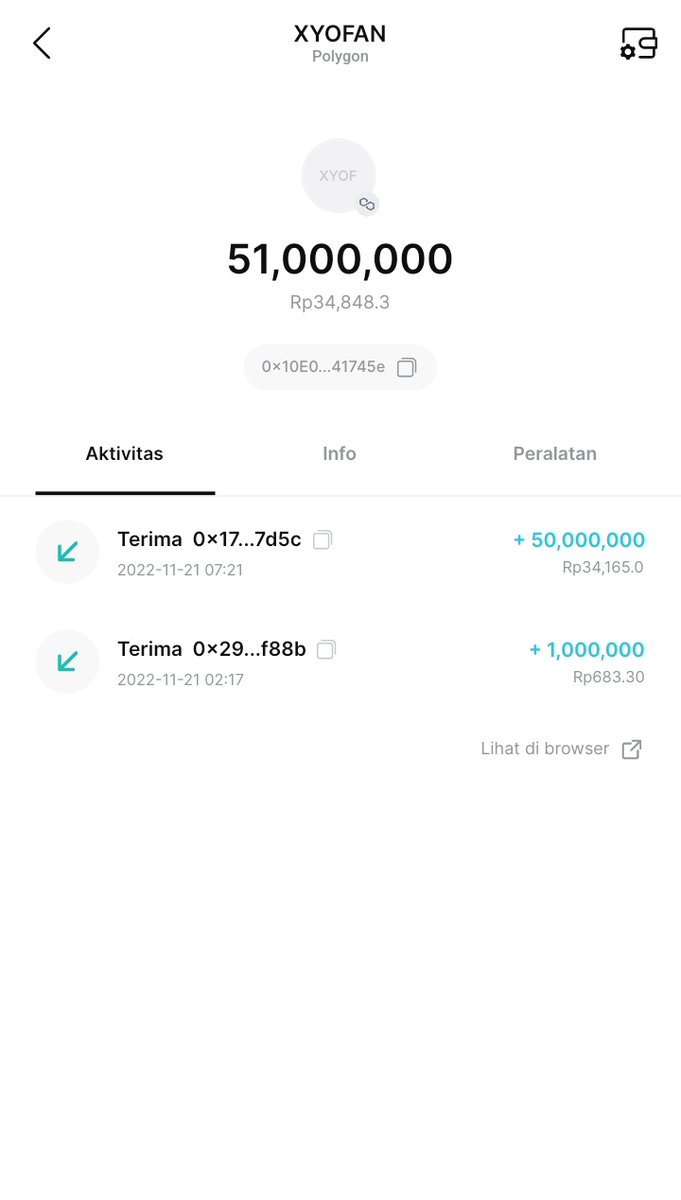 xyzarr27's tweet photo. GIVEAWAYS FOR 50 PARTICIPANTS 🥳🤑💯

I will check the address you gave, the address that already has $xyofan token and the new address will not get this token 🤖
FOLLOW @xyzarr27 and @xyoworldfan THEN DROP YOUR $MATIC ADDRESS TO GET $XYOFAN NOW!!! 🤑

#Giveaway #Airdrops #MATIC https://t.co/s687FT6AXv