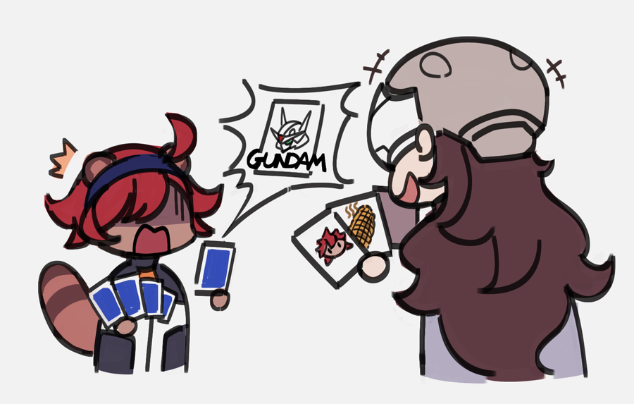 スレッタ「gundam ep7. The game has just begun, Sul」|makarollのイラスト