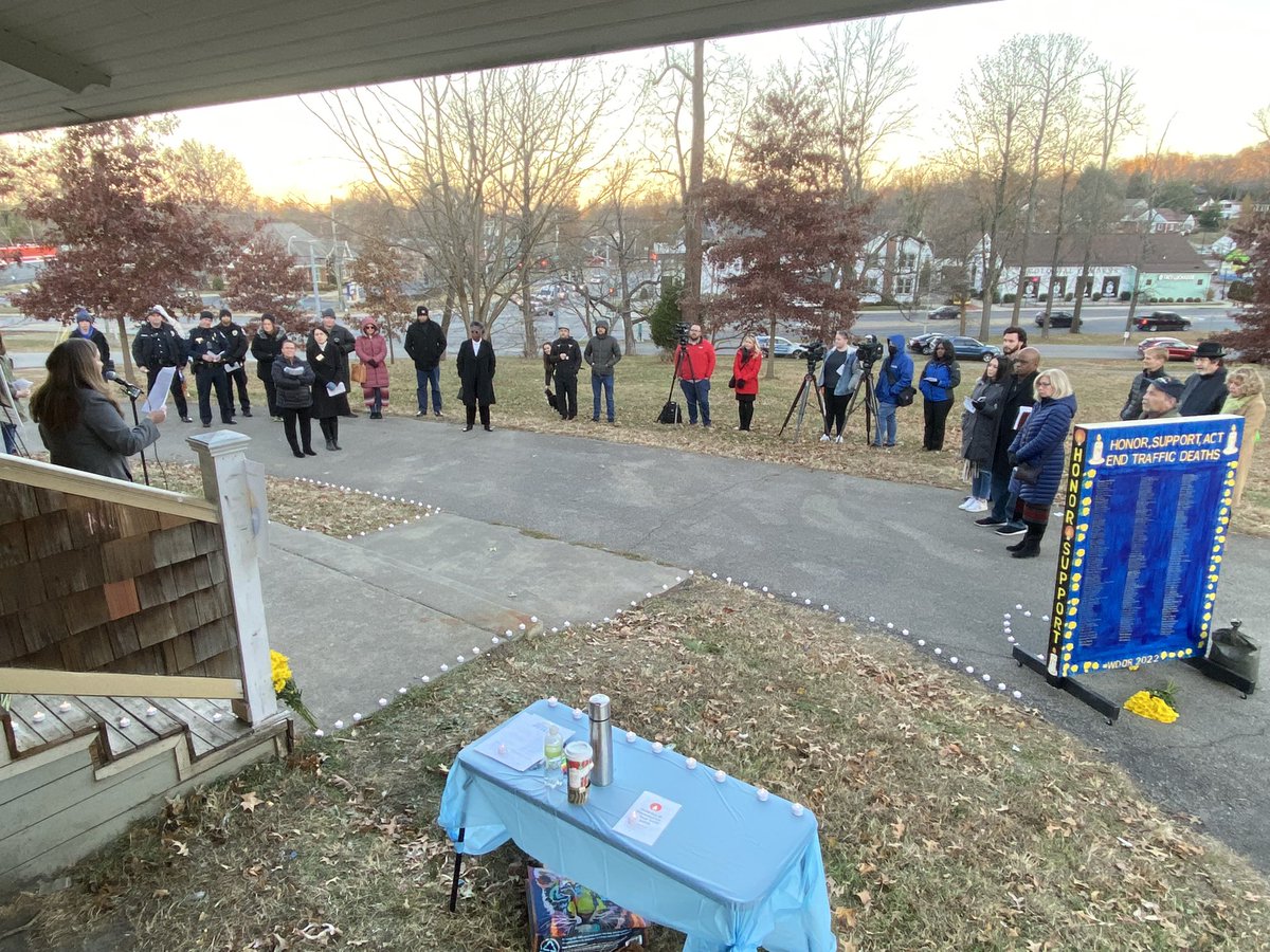 Another pedestrian killed today in Louisville. Another name to add to the list. Another reason for tonight’s vigil in honor of World Day of Remembrance for Road Traffic Victims. #WDoR2022