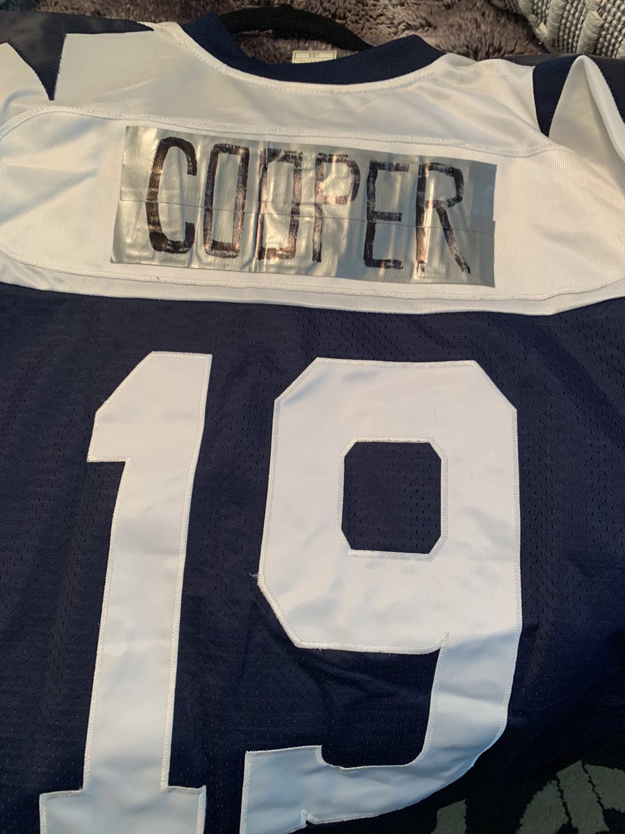 aknovi's tweet photo. Evolution of a #19 jersey. #cowboys #brettmaher https://t.co/Q8SPEBTkJj