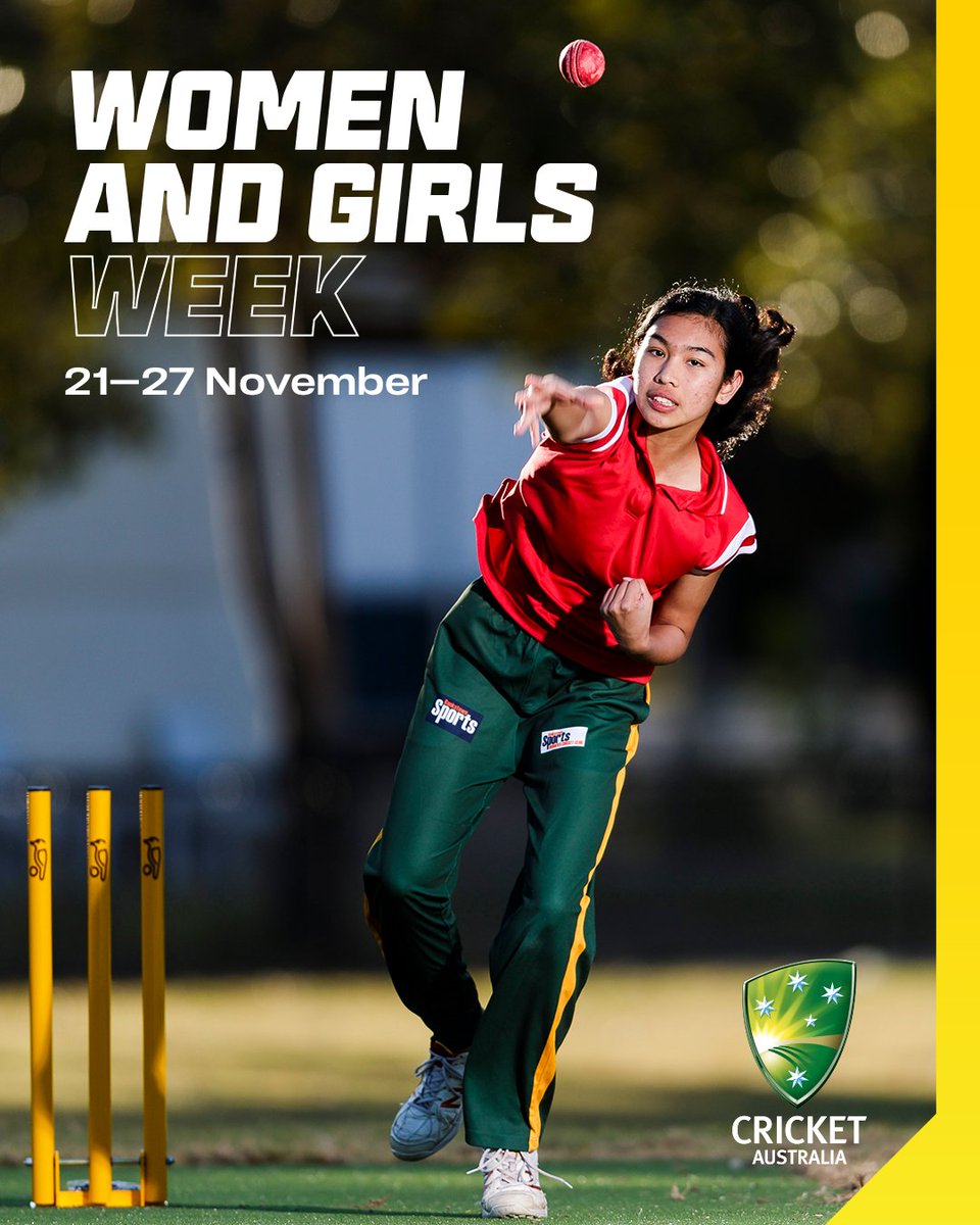 This week the Australian Cricket family is celebrating our inaugural Women and Girls Week.

Stay tuned to our social channels all week as we highlight some of the women who make our game great on and off the field!