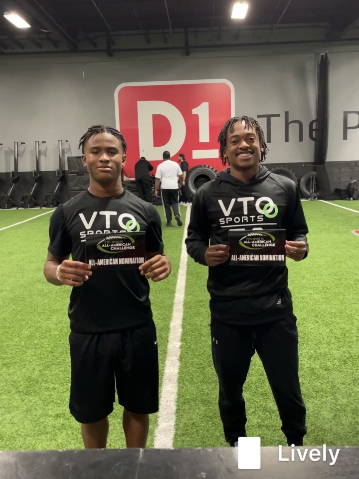 Thank you <a href="/VTOSPORTS/">VTO Sports</a> <a href="/CoachVinceCBC/">Coach Vince Jacobs</a> for the opportunity to showcase my talent today and earn a ticket to the elite 100 events and the National All American Challenge event. Had a great time. See in Feb. 💯🙏🏽 <a href="/EHSMavsFB/">Emerson Mavericks Football</a> @RawlsTaurance <a href="/CoachKOMiller/">Kendall Miller</a> <a href="/KingKenJr2/">Kendrick ”K9” Hanks Jr.</a>