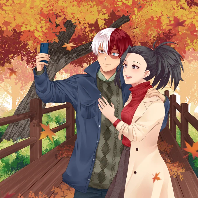 Just me browsing my old art folders and finding my piece for  last year  This is my first artwork done for a zine and I'm really proud of it ;; v ;; Thought I'd share the full preview with everyone!~ #todomomo #轟百  