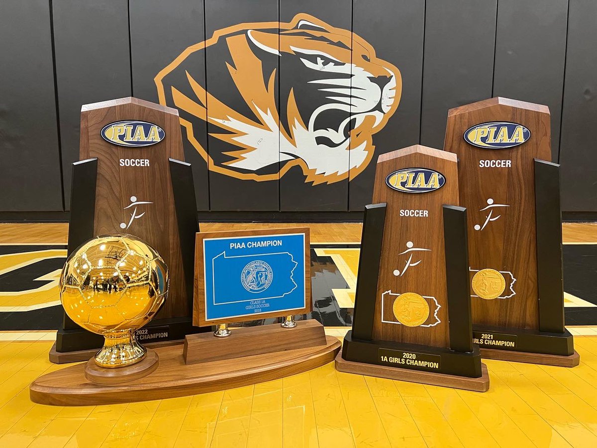 stiney744's tweet photo. We owe a million Thank You’s to so many people who supported us on this incredible journey!!  It still is so surreal! 💛⚽️🥇🖤 #PIAAStateChamps #3Peat https://t.co/pVqR4BKOqz