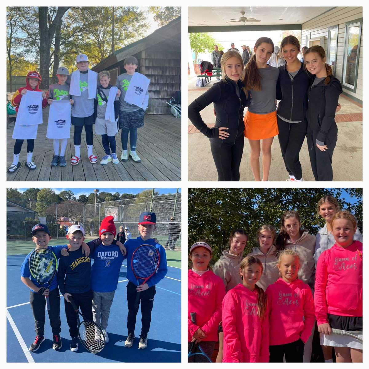 Congratulations to these fantastic tennis players! Girls 12s was an all Oxford championship, 12s boys runners-up, and 10s boys had a great time 🎾🎉❤️