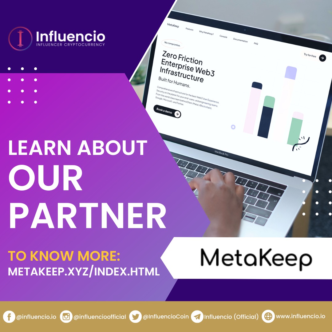 Learn about our partner, <a href="/metakeep/">MetaKeep</a> !! 

Metakeep is a Zero Friction Enterprise Web3 Infrastructure Built for Humans. Comprehensive infrastructure for the best Web3 User Experience, Security on the planet for your end-users, and engineering teams. 1/2