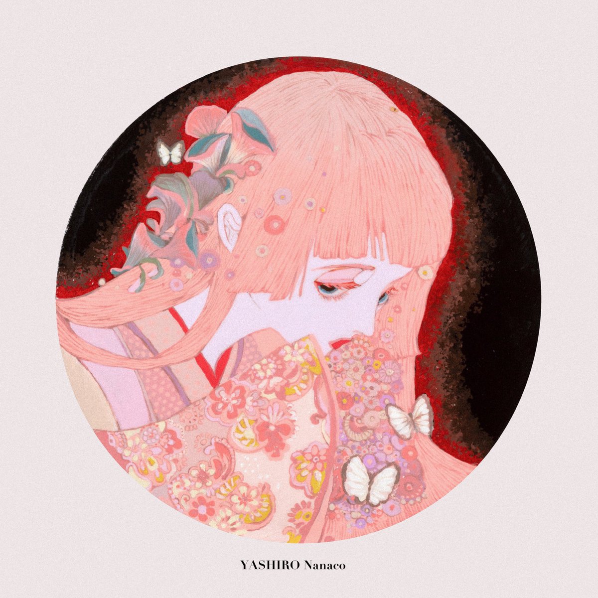 「2021〜2022「SHIROSA」「ゆめみつき」「鶴の娘」「花の髪」 」|YASHIRO Nanacoのイラスト