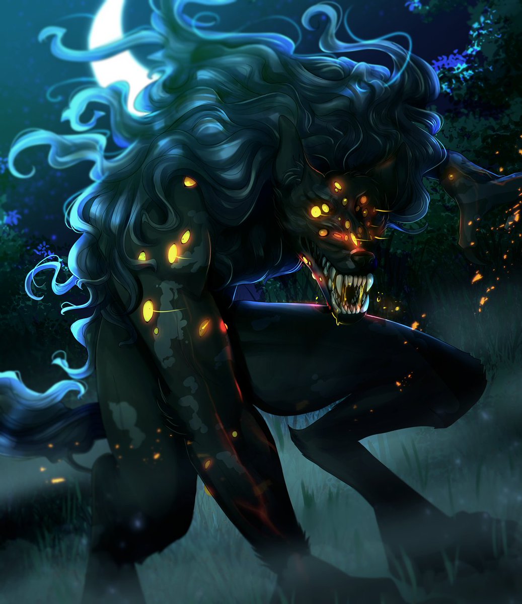 Werewolf design by me! r/werewolves