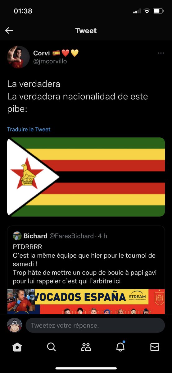 KC_XYLO's tweet photo. Vous faites hontes à votre pays bande de fdp j’espère Bichard vous baise tous un par un https://t.co/FuNMRd51XU