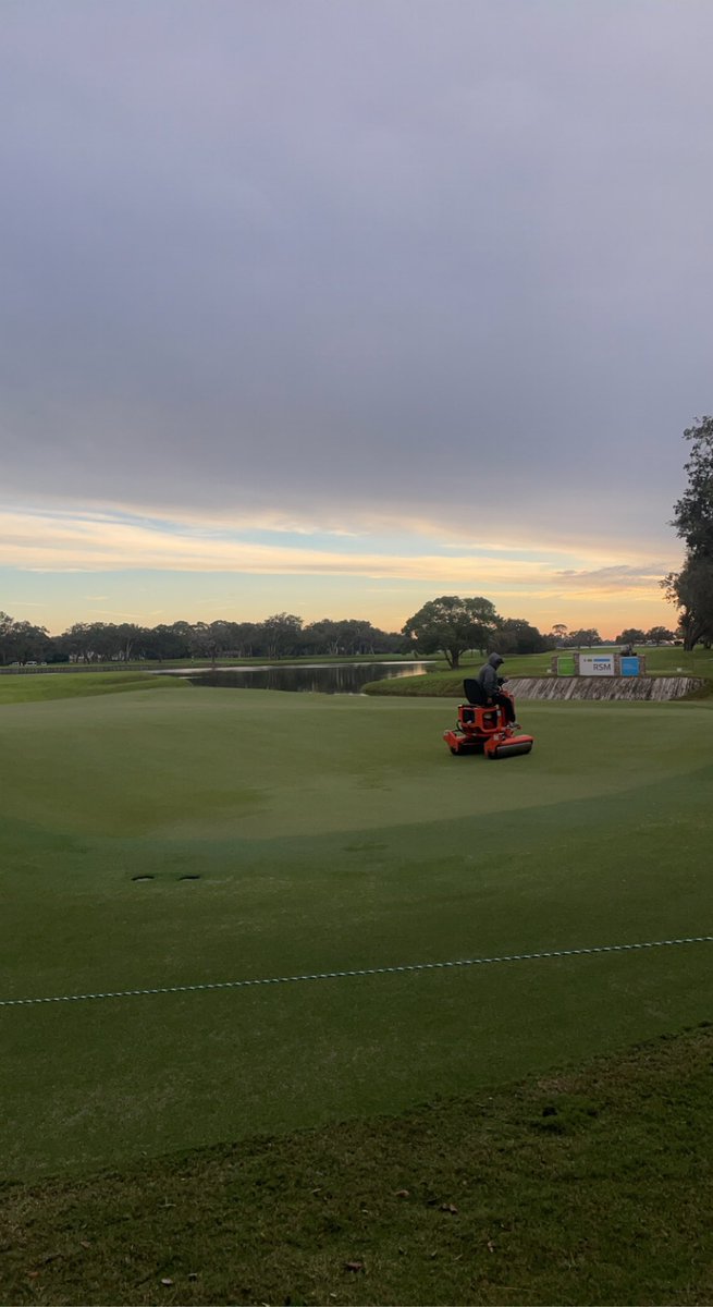 Another successful RSM is in the books. Both golf courses were in excellent shape. Couldn’t be more proud of the crews for producing and executing such a product for professional golfers. Looking forward to this week next year already!