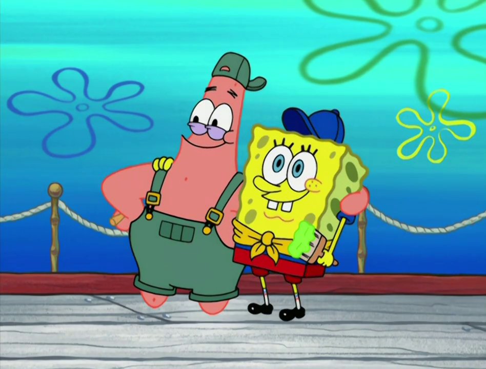 SbFramesInOrder's tweet image. SpongeBob SquarePants - Season 5 Episode 32 - Frame 1217 out of 1976
