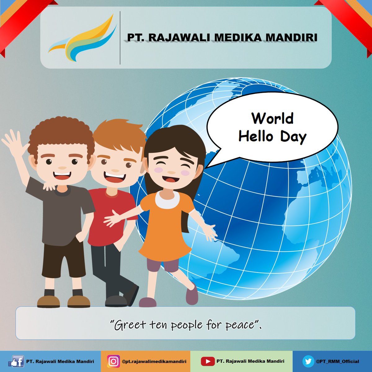PT_RMM_Official's tweet photo. World Hello Day 2022

Simply, say hello to the people today. And, voice your concern for world peace.

#WorldHelloDay #WorldHelloDay2022 #HelloDay #Hello https://t.co/1lC6OILagh