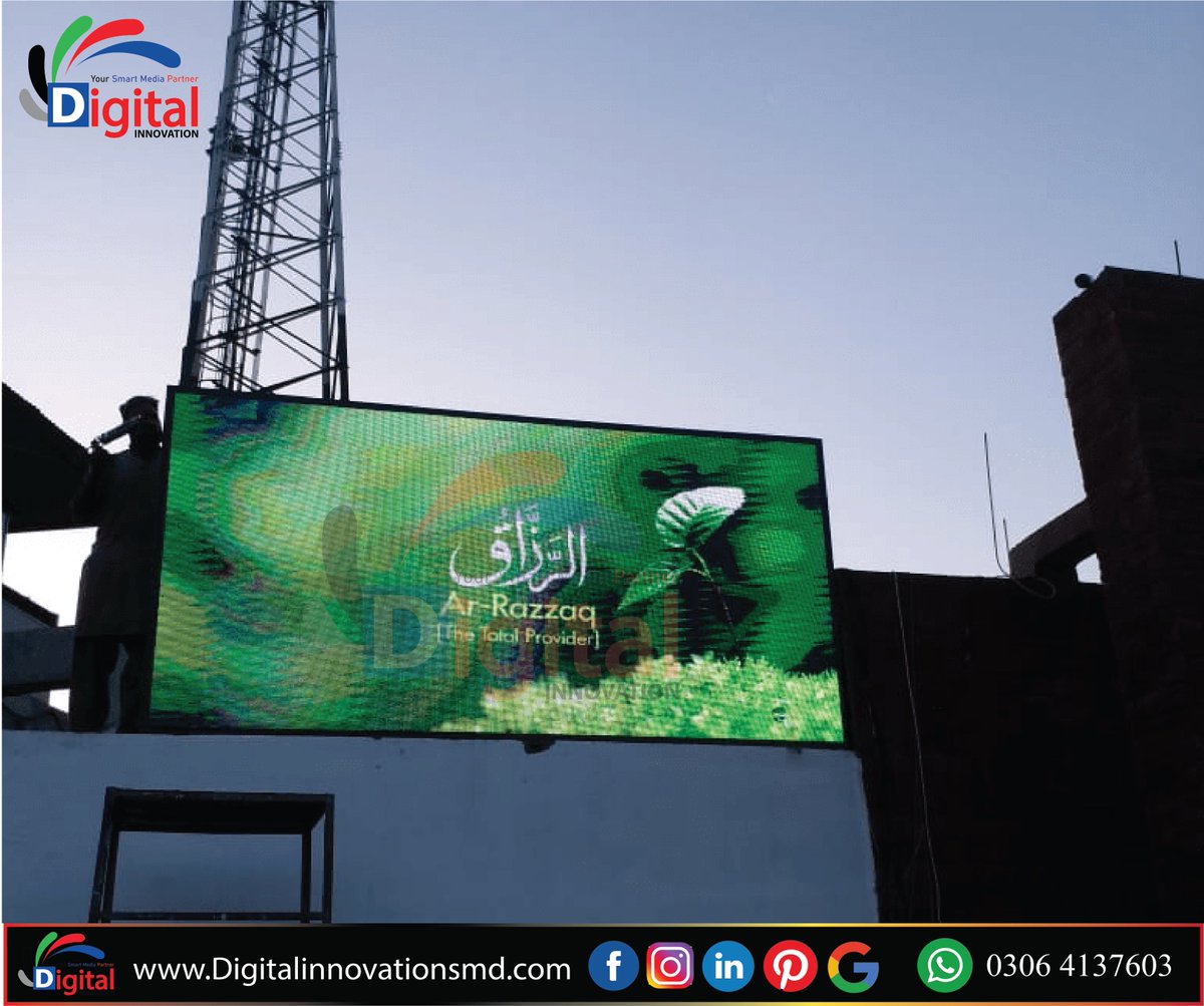 DISmdscreens's tweet image. ■Achievement of Digital Innovation SMD Screens Pakistan ■
Outdoor P5
Minimum View Distance 5 Meters
Waterproof and Slim Display

#outdoorsmd
#smdinlahore
#smdscreen

 📞Call us:
 0306 4137603
🌐Website:
digitalinnovationsmd.com
Visit: 54, The Mall Avenue, Lahore Pakistan