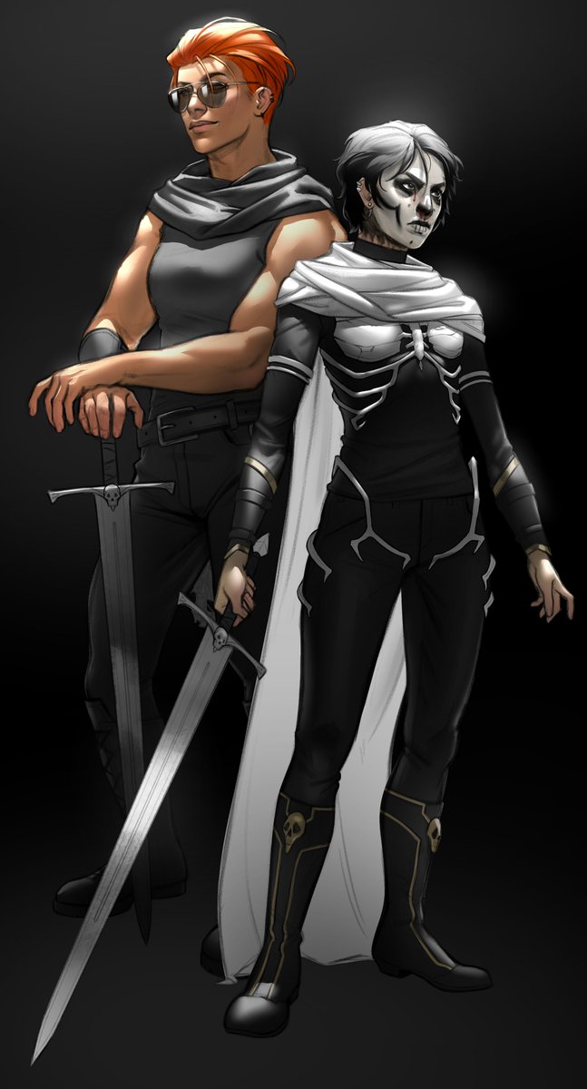 twinwaddle's tweet photo. The duo is complete #HarrowTheNinth #TheLockedTomb https://t.co/4VGtv9JF3z
