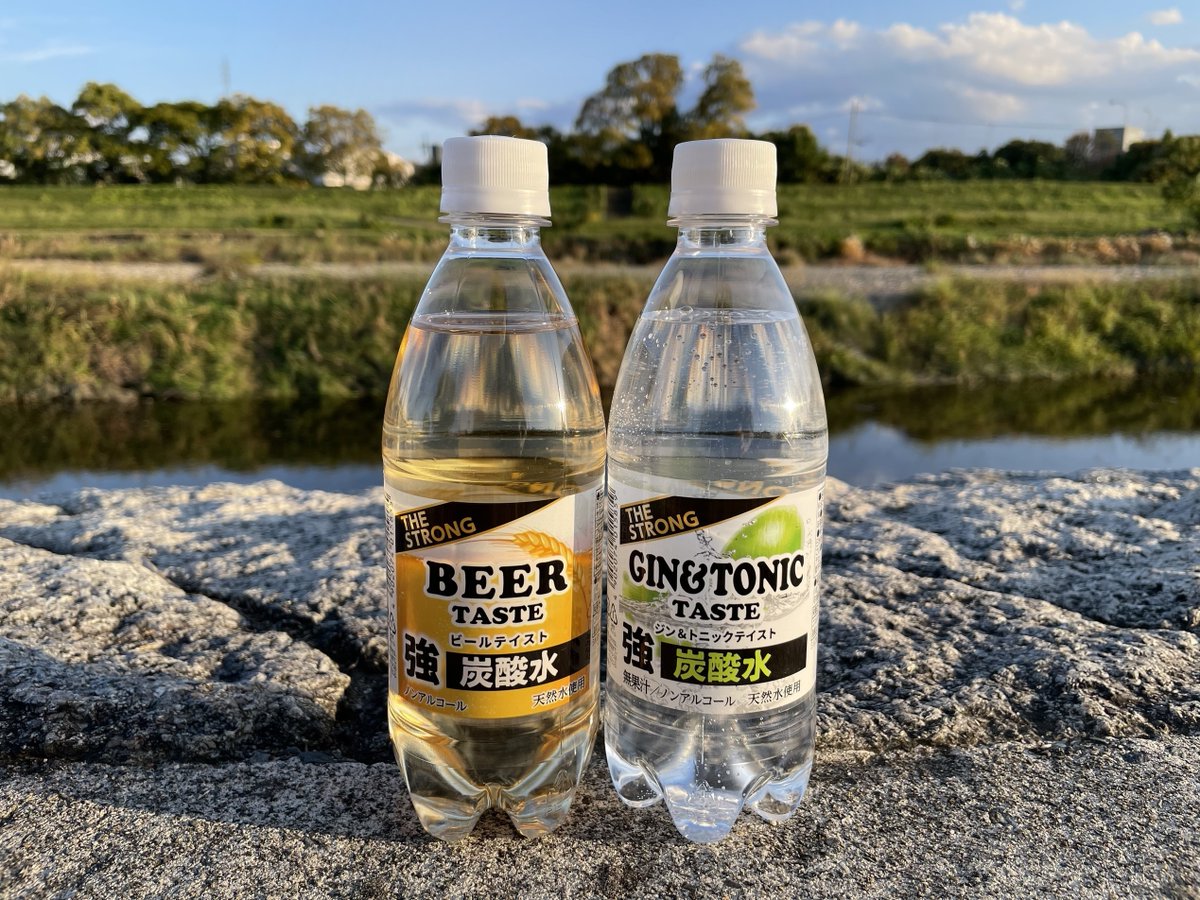 🍺THE STRONG強炭酸水に新フレーバー登場🍸 強炭酸水ビールテイスト