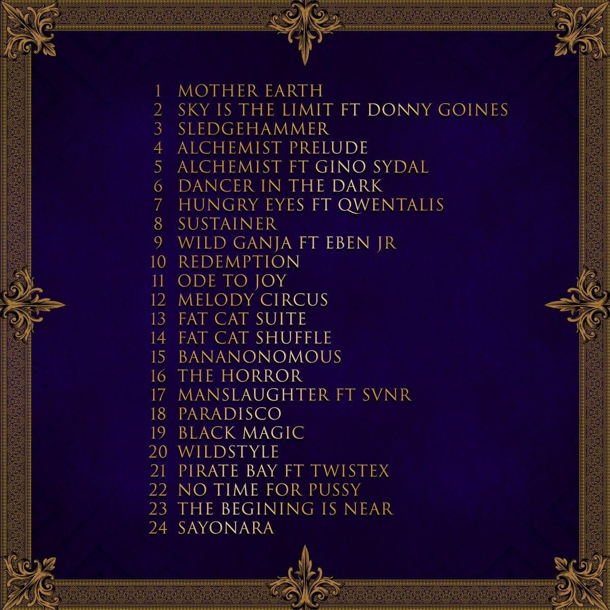 SavantOfficial's tweet photo. Tracklist for #Alchemist2 https://t.co/uWjPaMC0SH