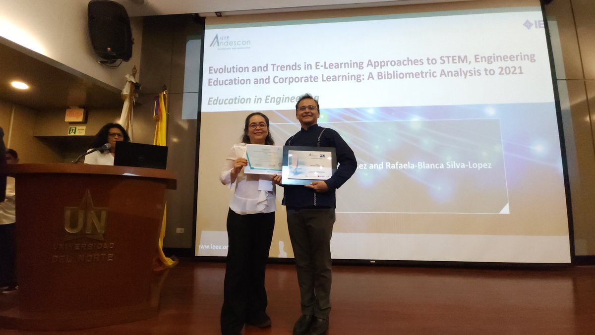 barmontec's tweet photo. Award for best papers of technical tracks #Andescon2022 @ieeeandeancounc @IEEEorg #CS #EES #PSS #SPS #SCS #TEMS #CIS #SMS #RAS #PES https://t.co/NAC8B87aED