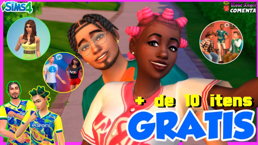 roseangel2019's tweet photo. THE SIMS 4 | MAIS DE 10 ITENS GRATIS | ROSE ANGEL COMENTA_COS.TV
#thesims4 #entregaexpressa #itensgratuitos #copadomundo2022 #roseangeloficial
Com a entrega expressa esse mês veio itens gratuitos com camisetas da copa e muito mais!^^
https://t.co/oW38fvgkM6 https://t.co/VDYSeYawbU