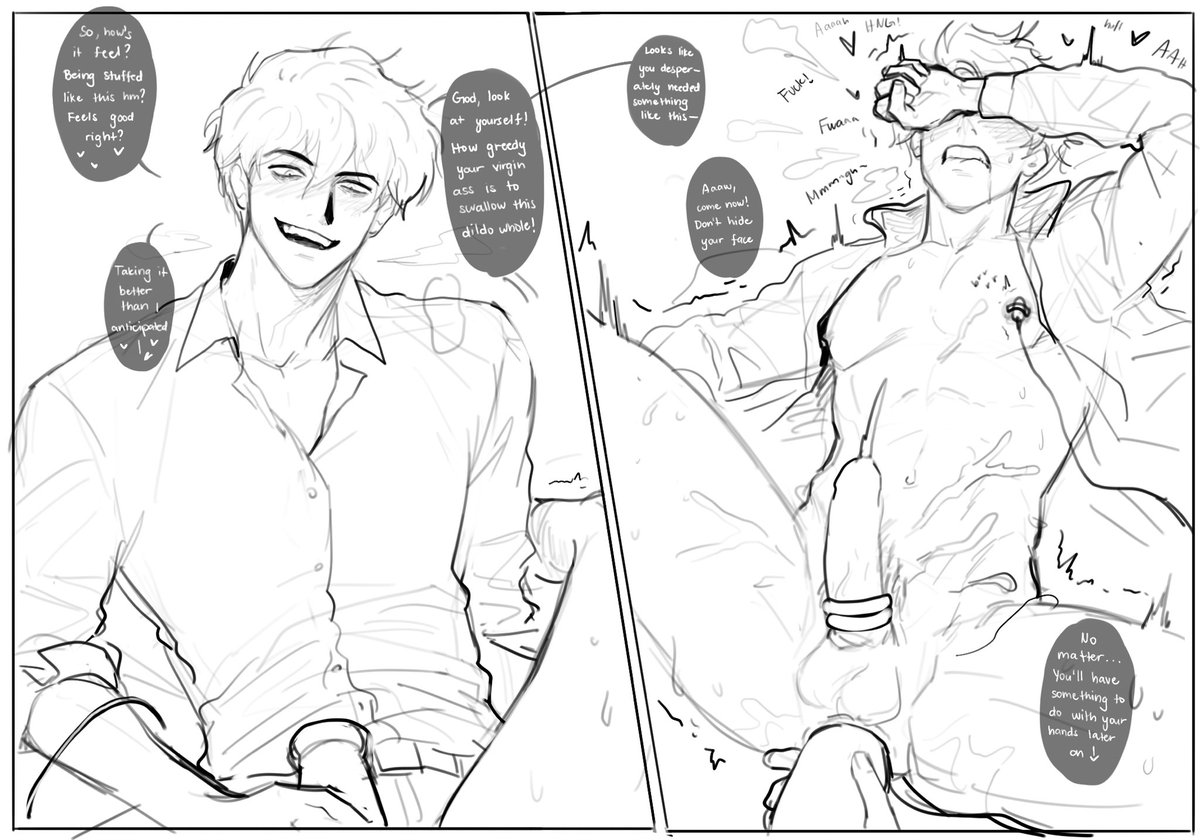 ShweezyLiz's tweet photo. NSFW HAIL MARY THREAD!!! 🔞🔞[bondage, size diff, role-play, dub-con] HERE IT IS😩😩💦💦

A couple of hornee doodles about everything from ships like dokjoong/dokhyuk to doksoo to yoohan &amp; jindok so YOU HAVE BEEN WARNED
.
.
.
. https://t.co/DFpQIY1wc5