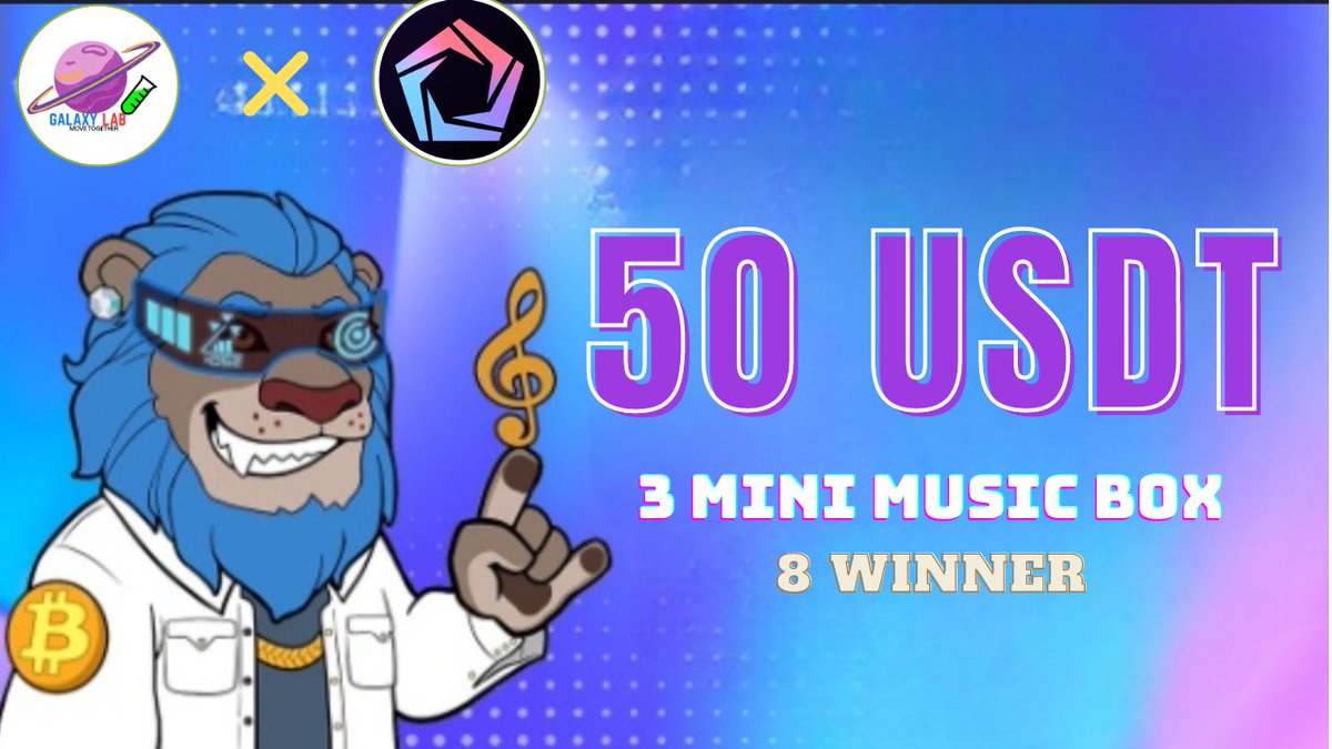 📢 Massive #Giveaways 🔥

🎟️ Giveaway:- 
🎁 Total Pool:- 50 Usdt ( For 5 Winner 10$ Each) // 3 Mini Music Box

To Enter - 
1⃣ Follow <a href="/Galaxylabss/">Galaxy Labs Dao🧪</a> &amp; <a href="/ELTblack/">Element.Black</a>
2⃣ ❤️ , RT &amp; Tag 3 friends
3️⃣ Fill #Gleam form:- 
gleam.io/competitions/U…

⏰23 Nov.
#Airdrop #NFTGiveaways #Giveaway #BNB