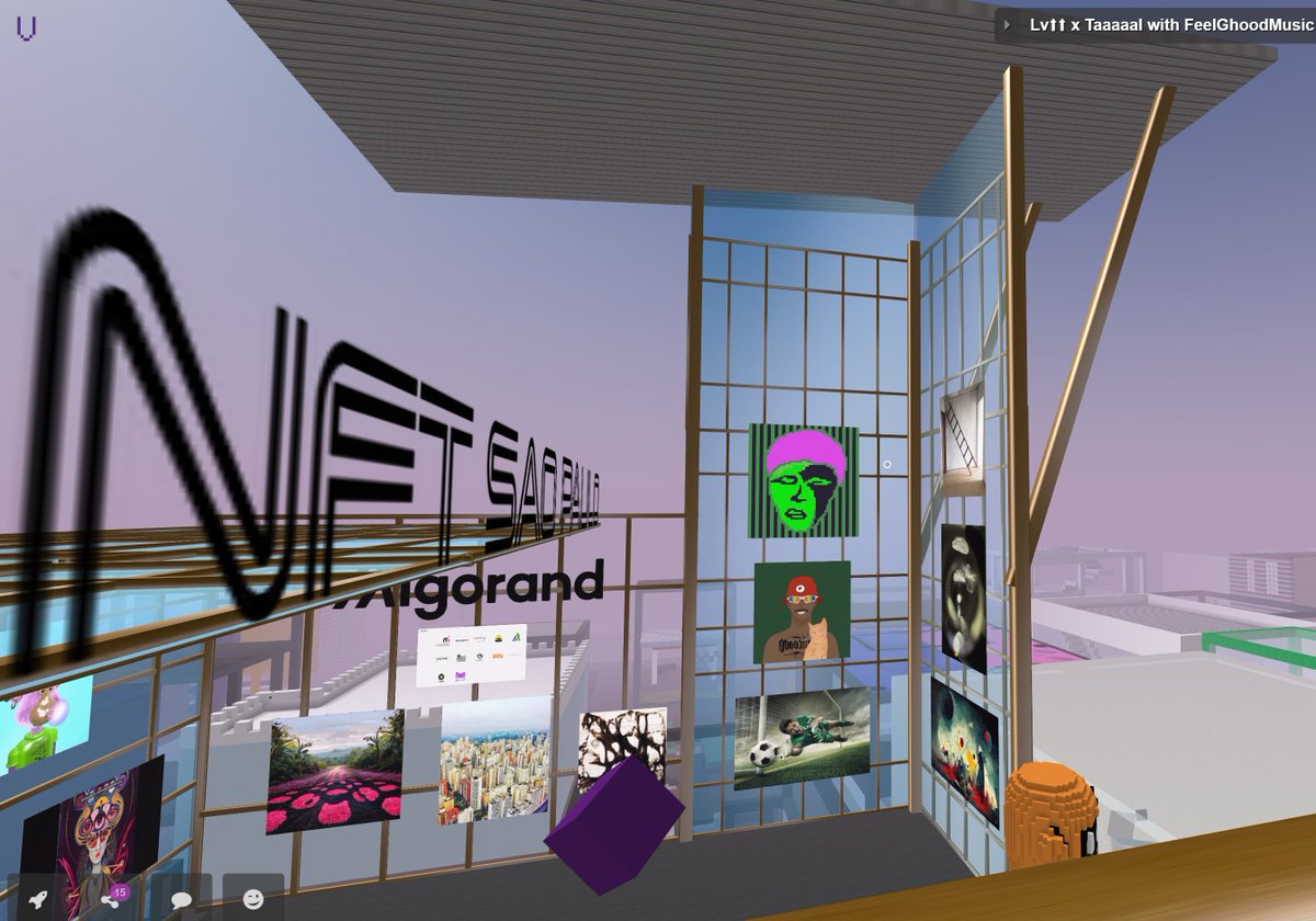 We are present at the 3rd virtual exhibition
<a href="/NFTSaoPaulo/">NFT Sao Paulo by Reiniscouple</a> in the #NFTSP Gallery at voxels.com/play?coords=N@…. Check out!