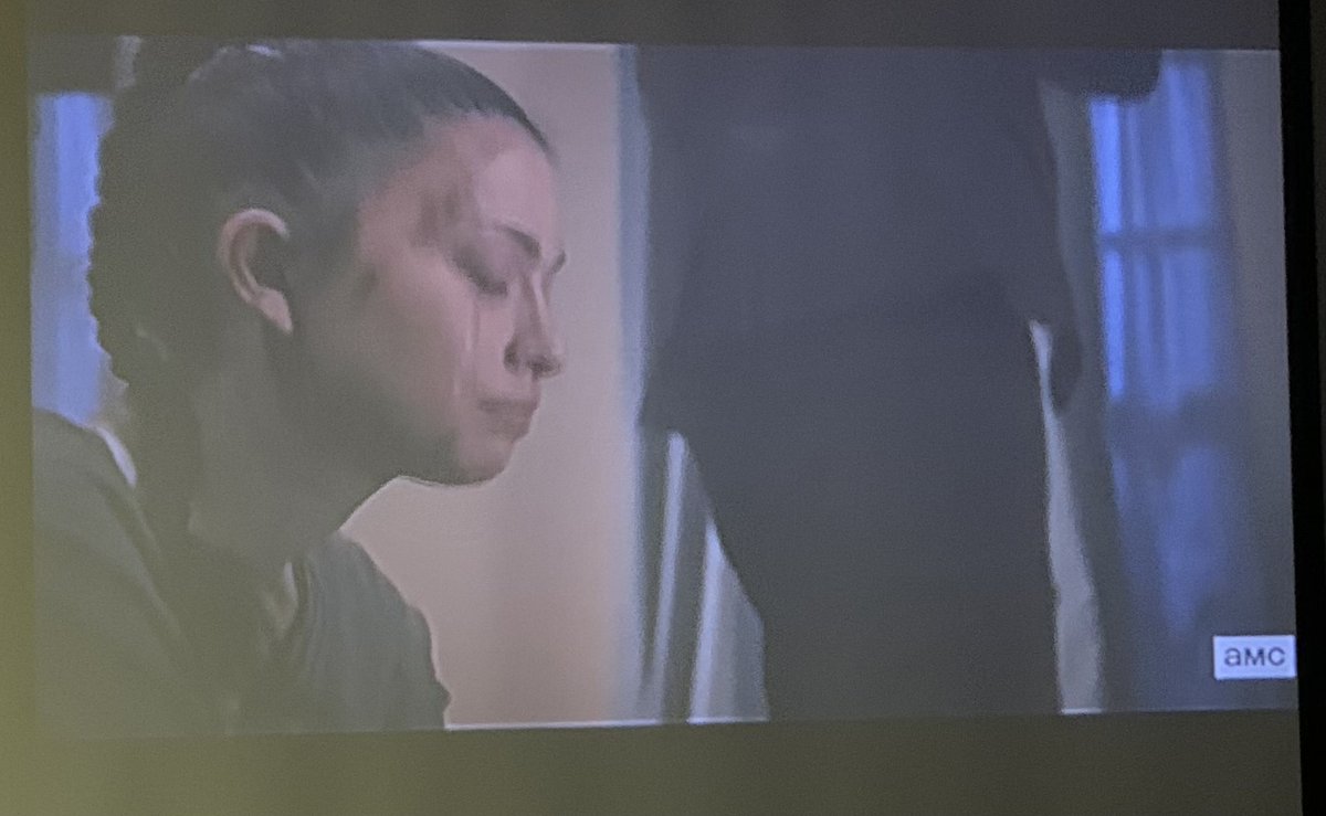 rosler's tweet photo. Let the full on ugly crying commence.  No spoilers, but I’m currently full fetal, racking sobbing.  @talking @WalkingDead_AMC @TheWalkingDead @AMC_TV #twd #TheWalkingDead https://t.co/0w6IpcnXOV