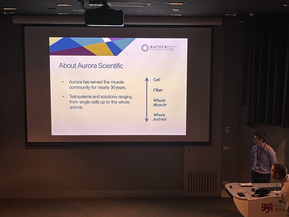 AuPhysiolSoc's tweet photo. Happy to have continued support from @AuroraSci ! Excellent kit for muscle physiology experiments from cells to intact animals! #AuPS2022 https://t.co/3yhh11OsPA