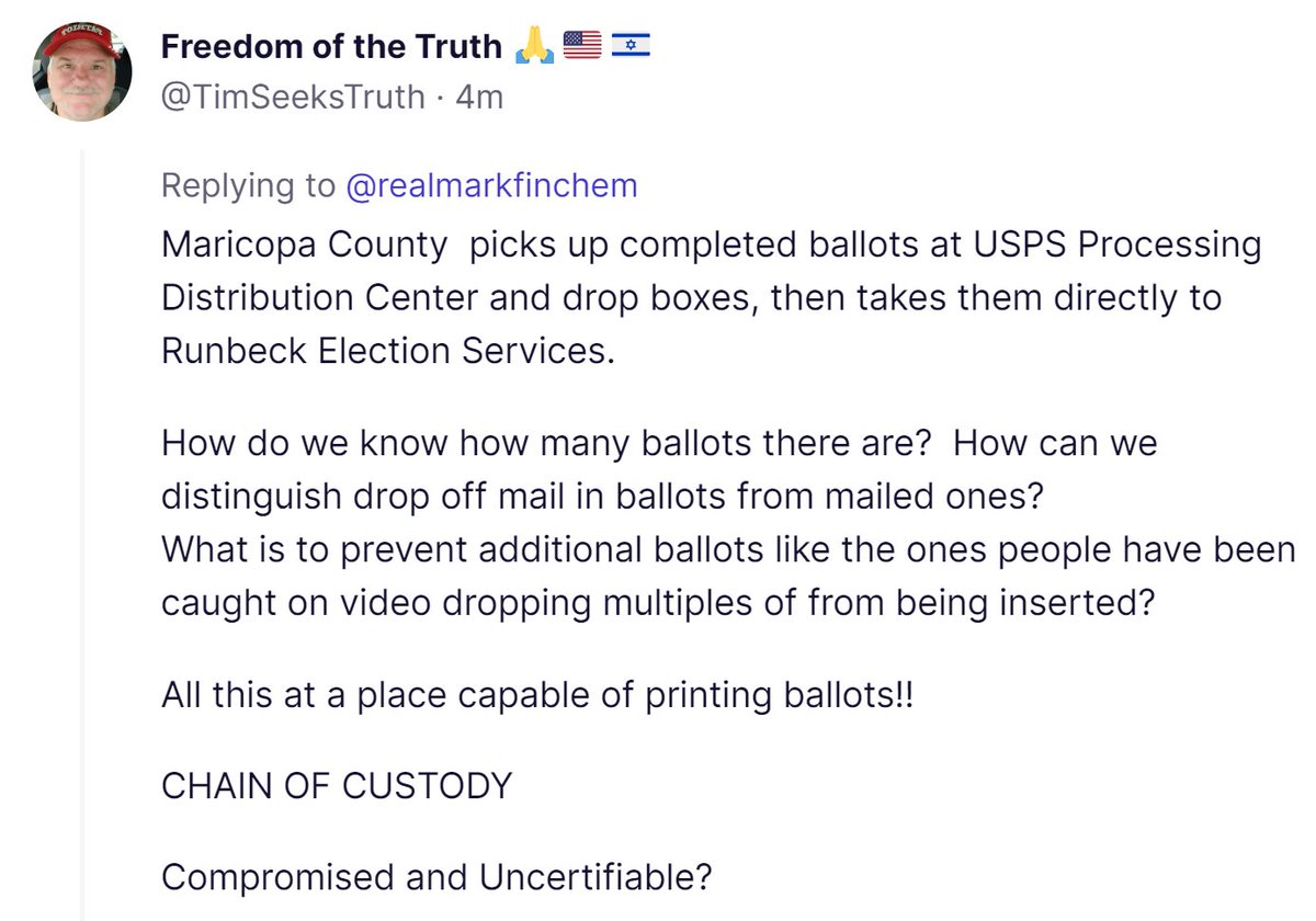 USACONSERVATIVETRUMP on Twitter "RT RealMarkFinchem Saw this comment