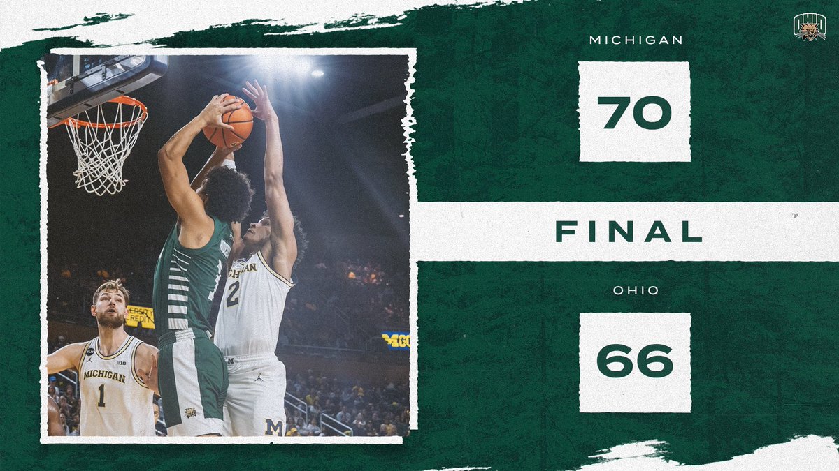 OhioMBasketball's tweet image. Didn't go down without a fight.