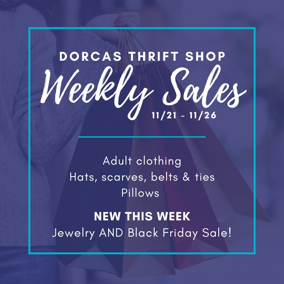 Happy Thanksgiving Week! We're excited about TWO special sales this week - Jewelry (50% off Monday, 11/21) AND our Annual Black Friday Sale! Check our website for the details - ow.ly/eoU350LJbjp