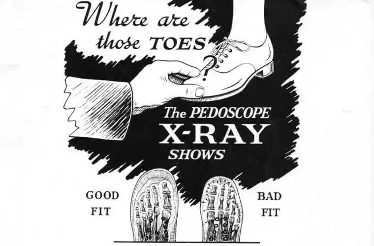 Around 1927 A New X Ray Powered Device Known As A Shoe Fitting around-1927-a-new-x-ray-powered-device-known-as-a-shoe-fitting
