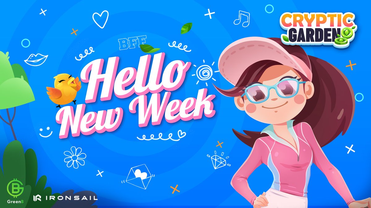 CrypticGarden_'s tweet photo. 🎆 WOOHOO! NEW WEEK IS COMING

Another week, another challenge! Let's rock this week together, Lucky Farmers~
#CrypticGarden #Farmgames #CYGA #GameFi #Metaverse https://t.co/Ixk6Nzioa4