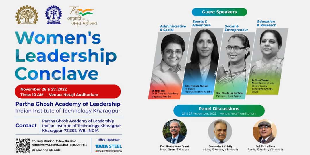phoolbasanbai's tweet photo. Women's Leadership Conclave
Nov 26-27 @IITKgp https://t.co/KBV6V2H04b