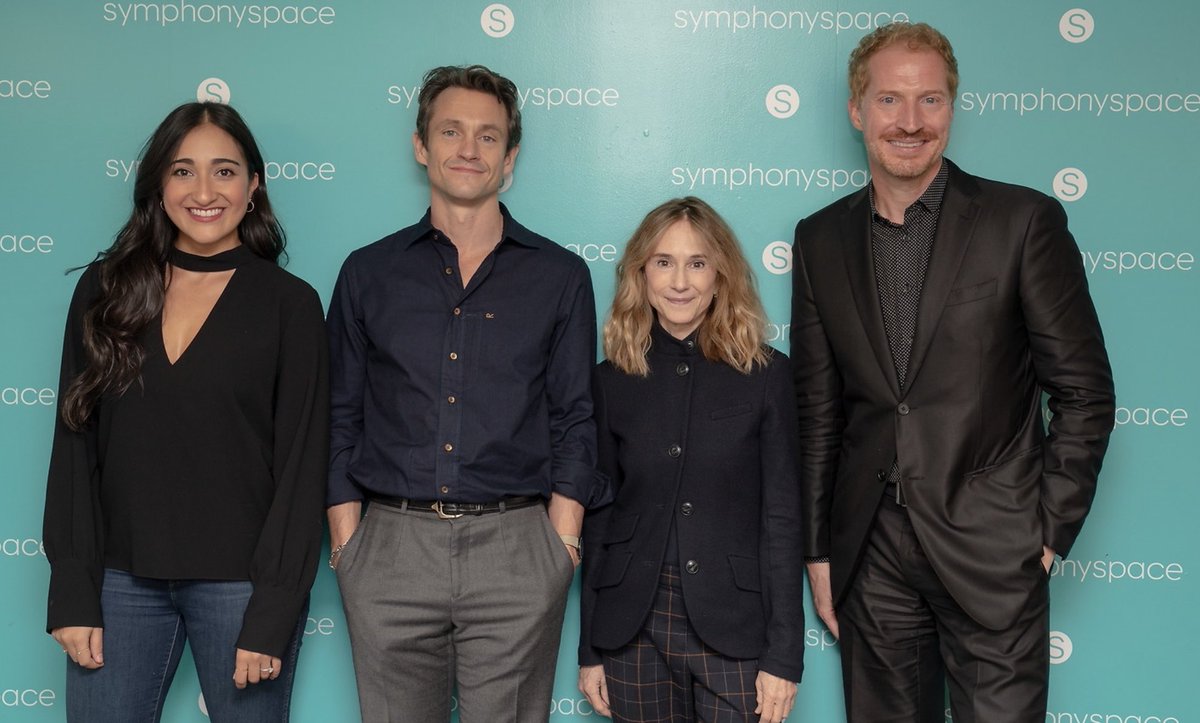 blessedapollo's tweet photo. Photos by Kevin Yatarola at Symphony Space! 💕 Credit to Andrew Sean Greer, the outstanding emcee/writer for Selected Shorts, for sharing on IG 🙏 

https://t.co/LmCPTlrOxN https://t.co/eg4nHOH4te