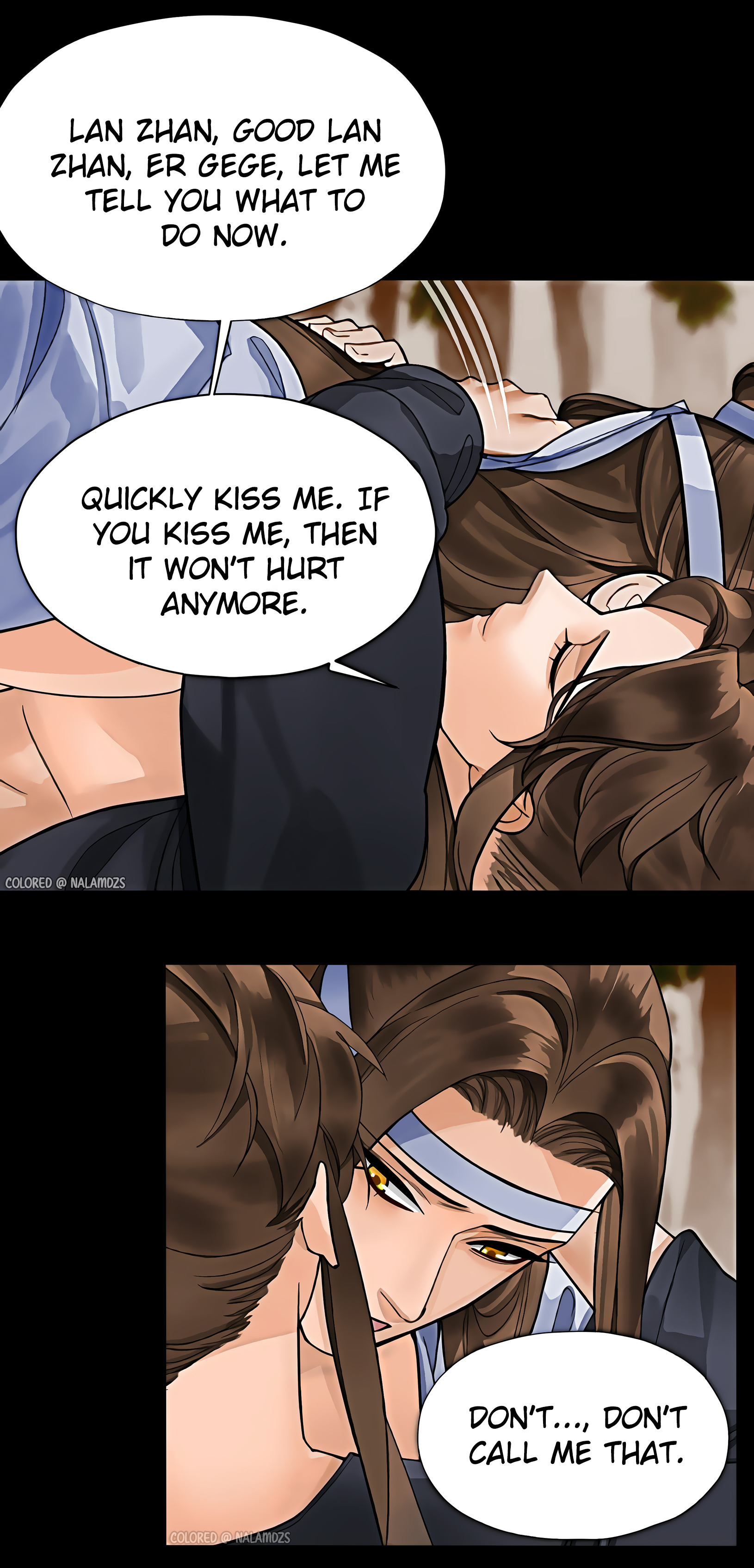They kissed. What do you mean « Chinese censorship ? » : r/MoDaoZuShi