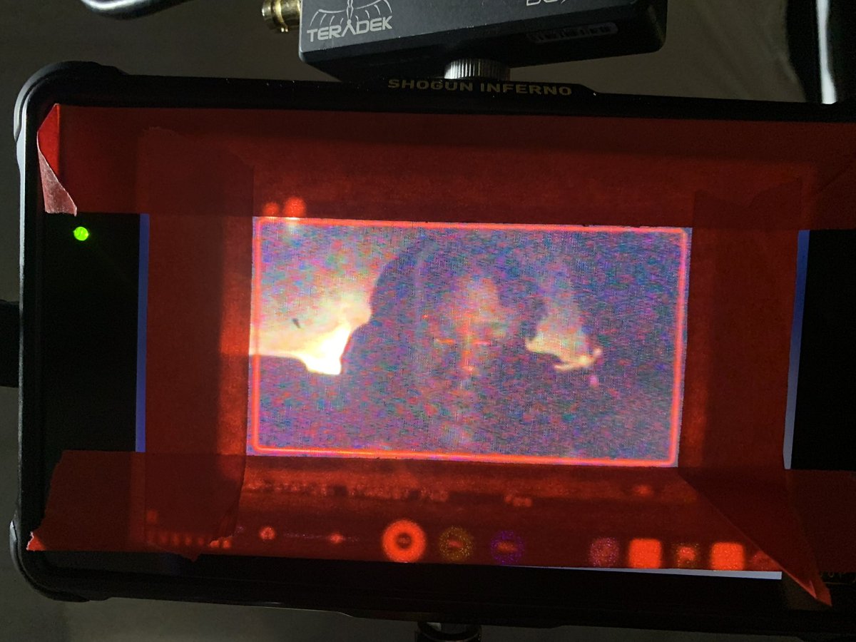 My Own Mecca final image vs on set monitor