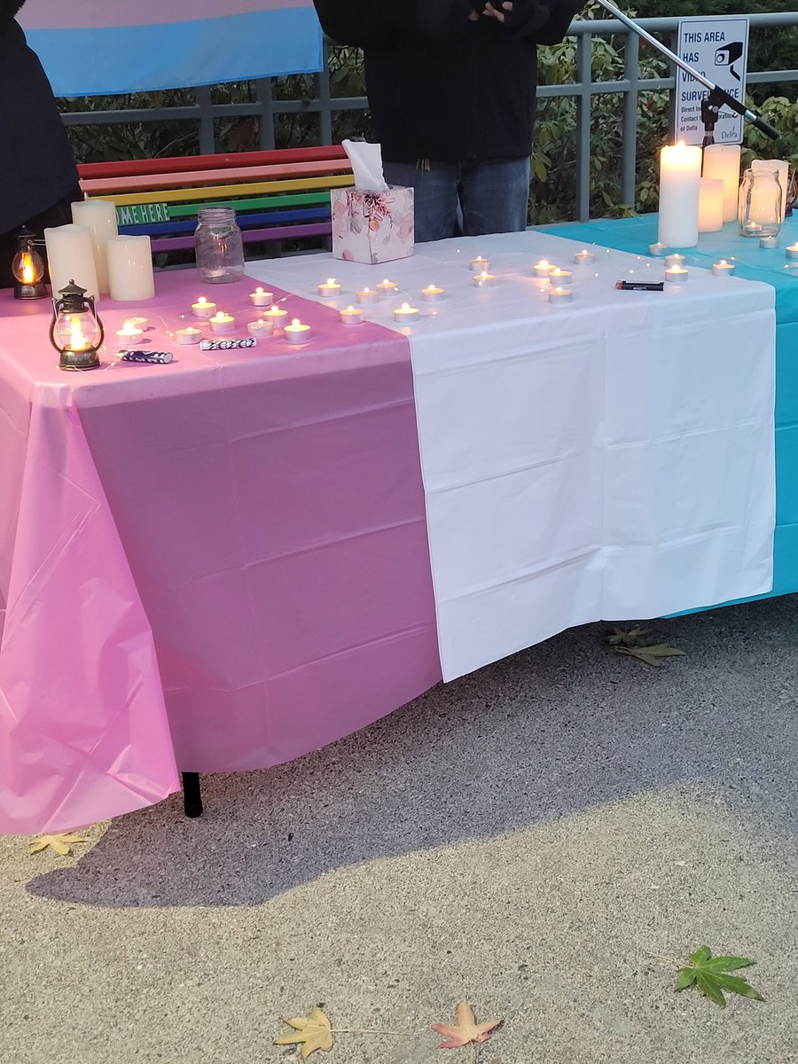 TFNST members attended Delta City Hall today for the Transgender Day of Remembrance Vigil  <a href="/PrideDelta/">Delta Pride Society</a>