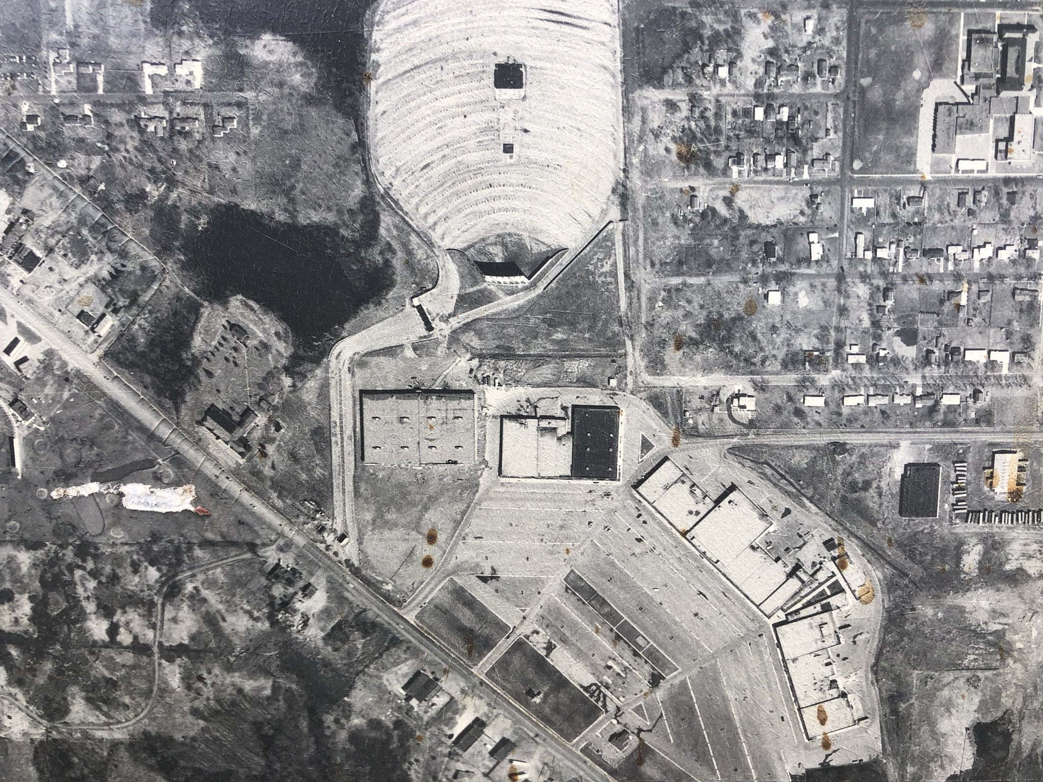 Oakland History Center on Twitter "Historic aerial view of the Miracle