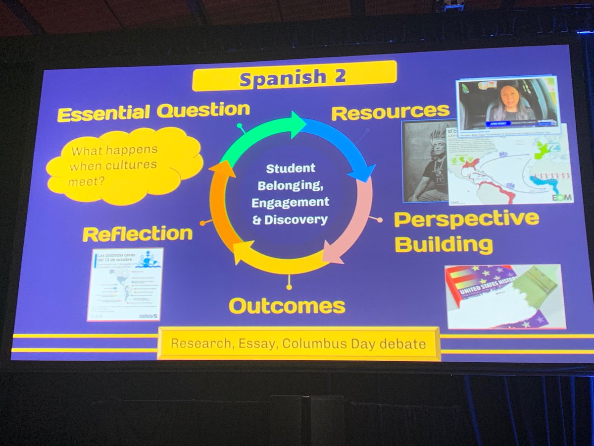 Profe_Pretill's tweet photo. Grateful #actfl2022 from self-care to decolonizing curriculum, indigenous perspectives, gratitude, BIPOC, equity, inclusion, diversity, stations, antiracism social change in the WLC. Energizing experience! Lucky to meet @SamaraSpielberg @speakerakash https://t.co/TodOTEcYwP