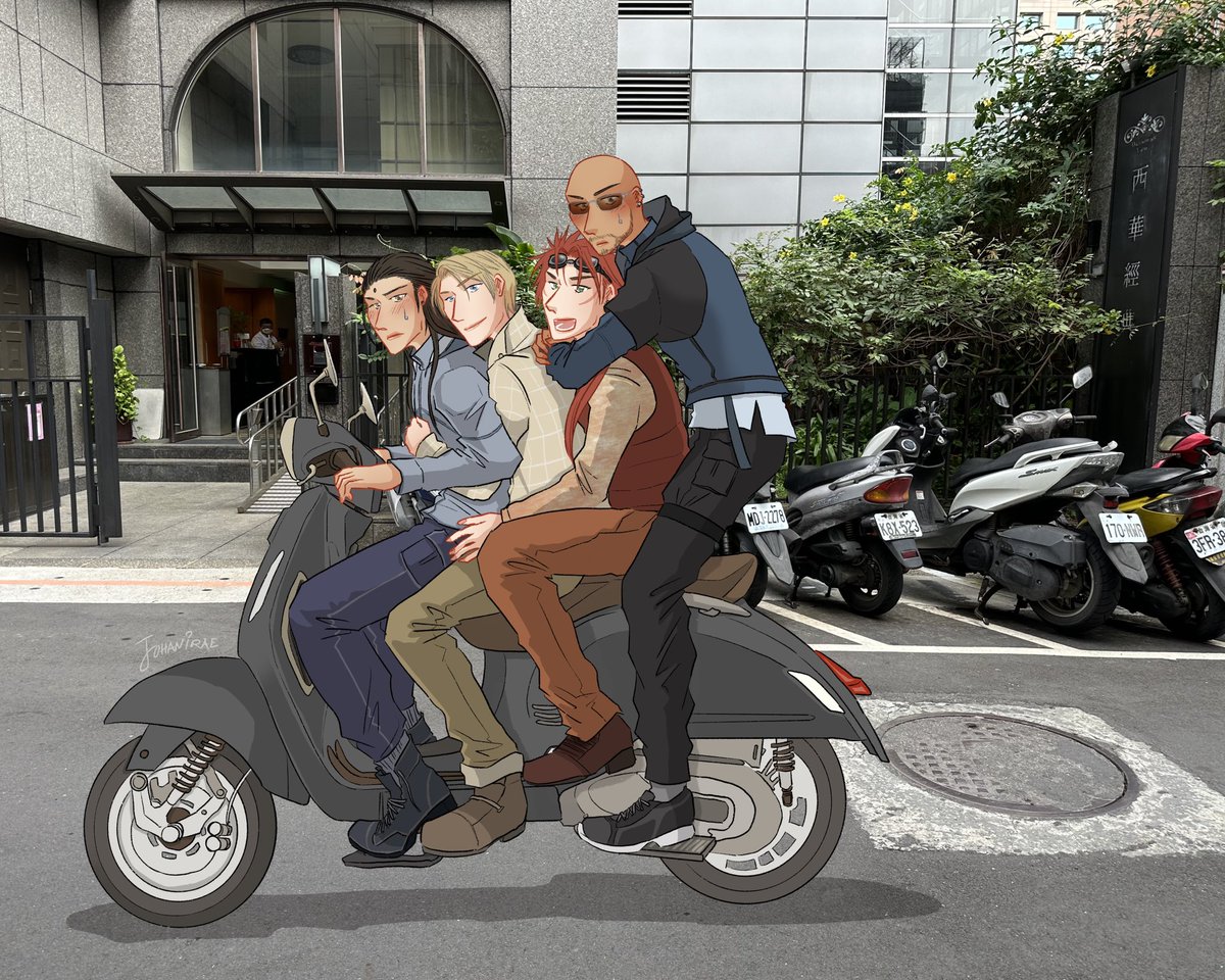 johanirae's tweet photo. Vespas are THE way to travel in Taiwan! (Please obey traffic rules) #ff7r https://t.co/JiUAfHYB65