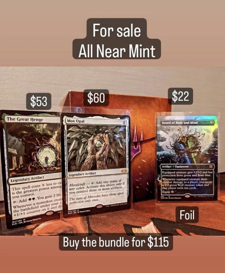 WUBRGwizard's tweet photo. Powerful Artifacts Bundle for my magic the gathering peeps #mtg https://t.co/gv8kVYI8c4