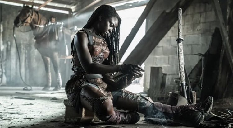 aingdebut_'s tweet photo. a volta de michonne e rick grimes é o momento que devemos eternizar em nossas memórias no ato final de the walking dead 

 #TWD #TWDFinale #TheWalkingDead https://t.co/rshp6Ui3FV