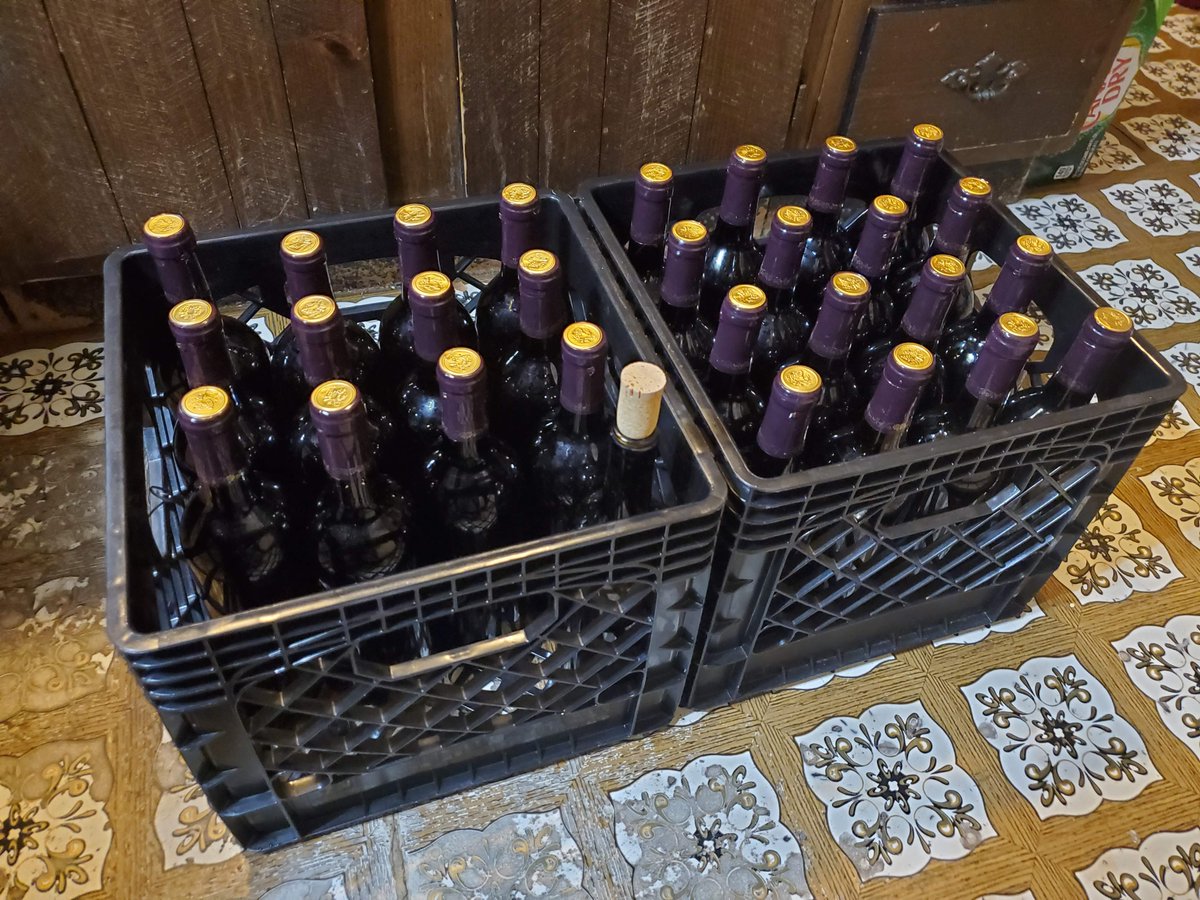sremick's tweet photo. Second bottling #wine #winemaking #oenology https://t.co/cxyD7Ug1XU