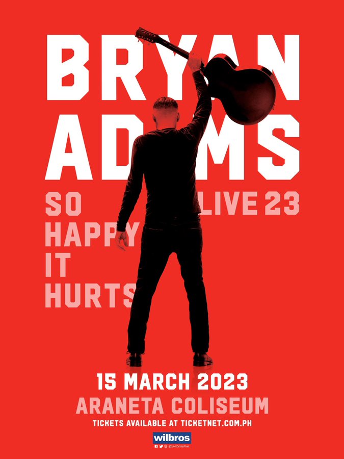 LOOK: Bryan Adams is coming to Manila