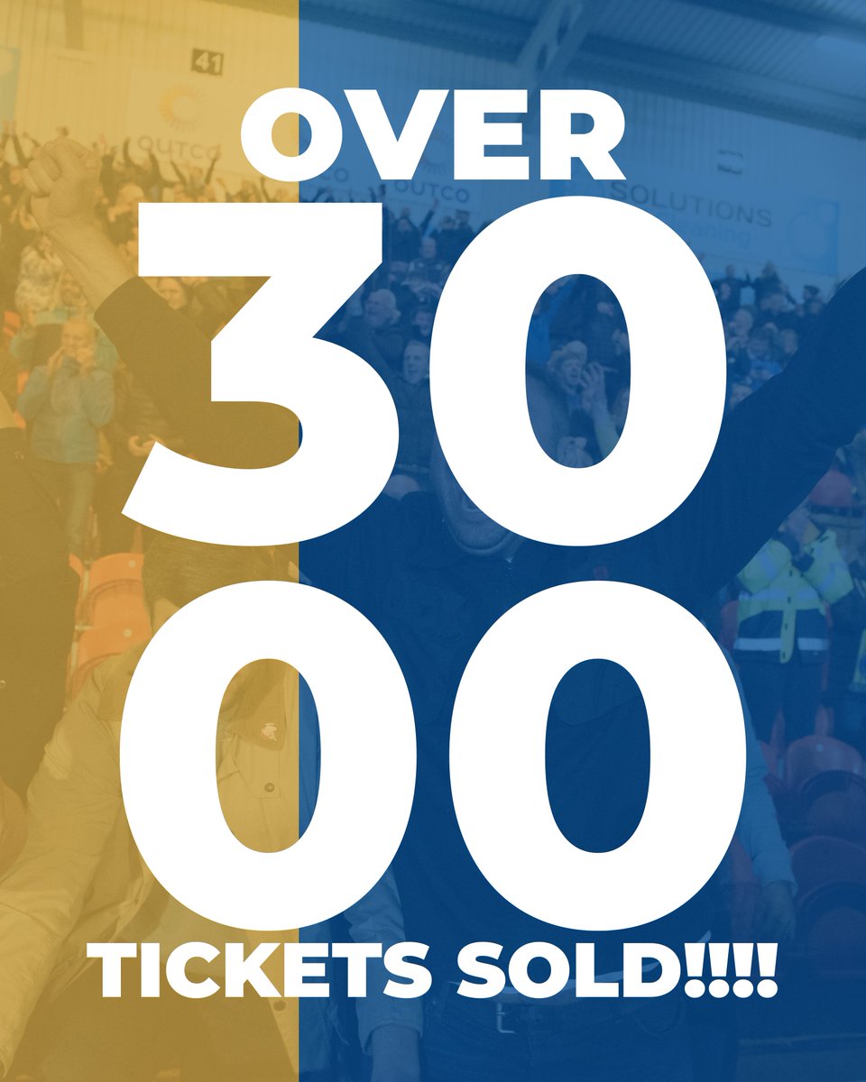 OVER 3000 People will be in attendance for this Saturday's lunch time kick off against <a href="/StevenageFC/">Stevenage FC 🔴⚪</a>

#WeAreLynn