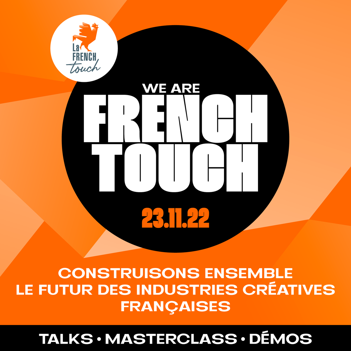 sacem's tweet image. 📢 [#Evènement] La @sacem vous donne RDV le 23/11 pour la 2ème édition de #WeAreFrenchTouch, l’évènement qui rassemble le meilleur de la créativité française. @rapvebc, DG Sacem et @BriceHoms, Président du CSI y seront présents. Infos et inscriptions ➡️ lnkd.in/ebPcHSjh