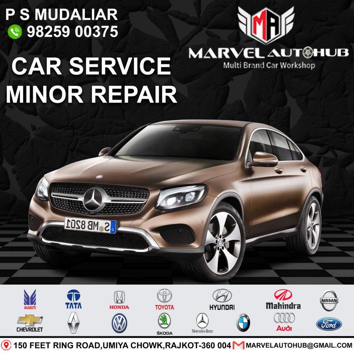 AutoMarvel's tweet photo. Giving your car a new look.

#MARVEL #marvelautohub #AutoHub #bodywork #carbodyworks #carservice #repair #carrepair #carcare #CarCareProfessionals #autocare #auto #MarutiSuzuki #honda #TOYOTA #hyundai #Mahindra #ford #Xuv #rajkot https://t.co/OqJ3OgdrLY